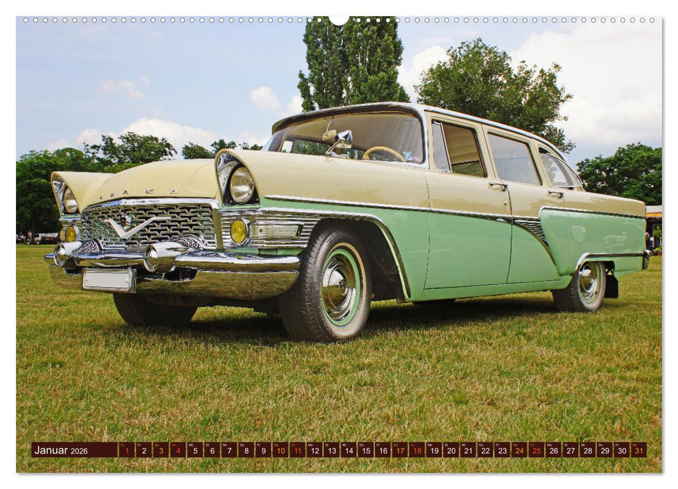 Damals war's - Oldtimer der Fünfziger bis Achtziger Jahre (CALVENDO Wandkalender 2026)