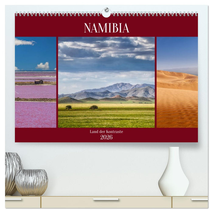 Namibia - Land der Kontraste (CALVENDO Premium Wandkalender 2026)