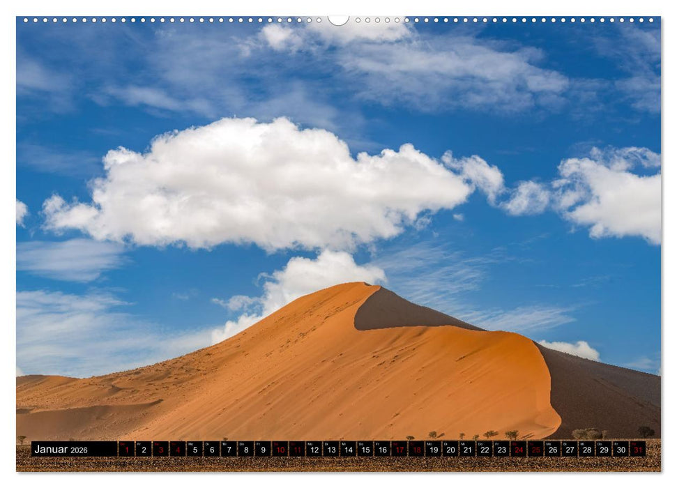 Namibia - Land der Kontraste (CALVENDO Premium Wandkalender 2026)