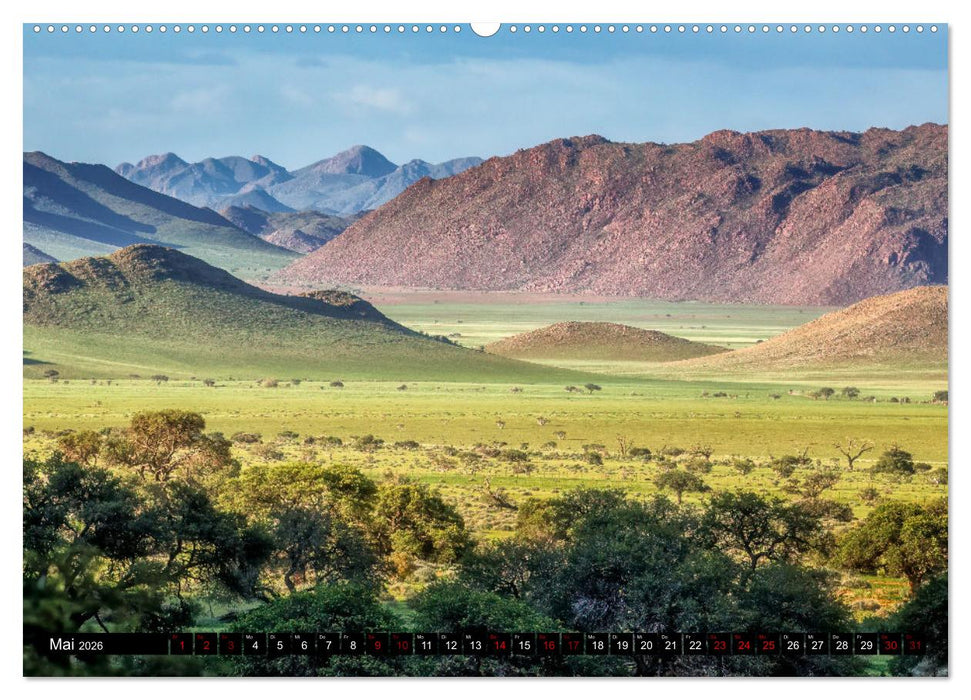 Namibia - Land der Kontraste (CALVENDO Premium Wandkalender 2026)