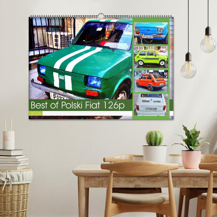 Best of Polski Fiat 126p (CALVENDO Wandkalender 2026)