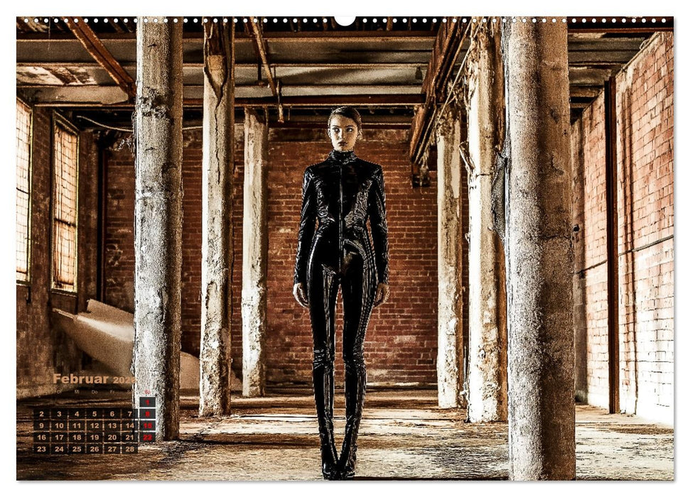 Lust und Macht - Dominante Frauen in Lack, Leder und BDSM-Masken (CALVENDO Wandkalender 2026)