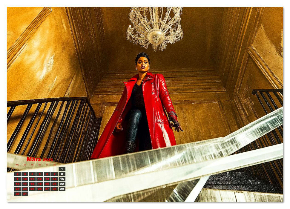 Lust und Macht - Dominante Frauen in Lack, Leder und BDSM-Masken (CALVENDO Wandkalender 2026)