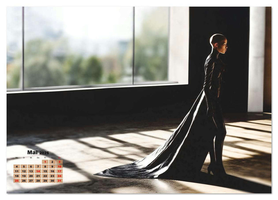 Lust und Macht - Dominante Frauen in Lack, Leder und BDSM-Masken (CALVENDO Wandkalender 2026)