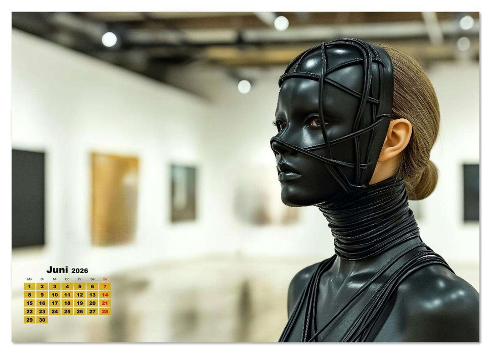 Lust und Macht - Dominante Frauen in Lack, Leder und BDSM-Masken (CALVENDO Wandkalender 2026)
