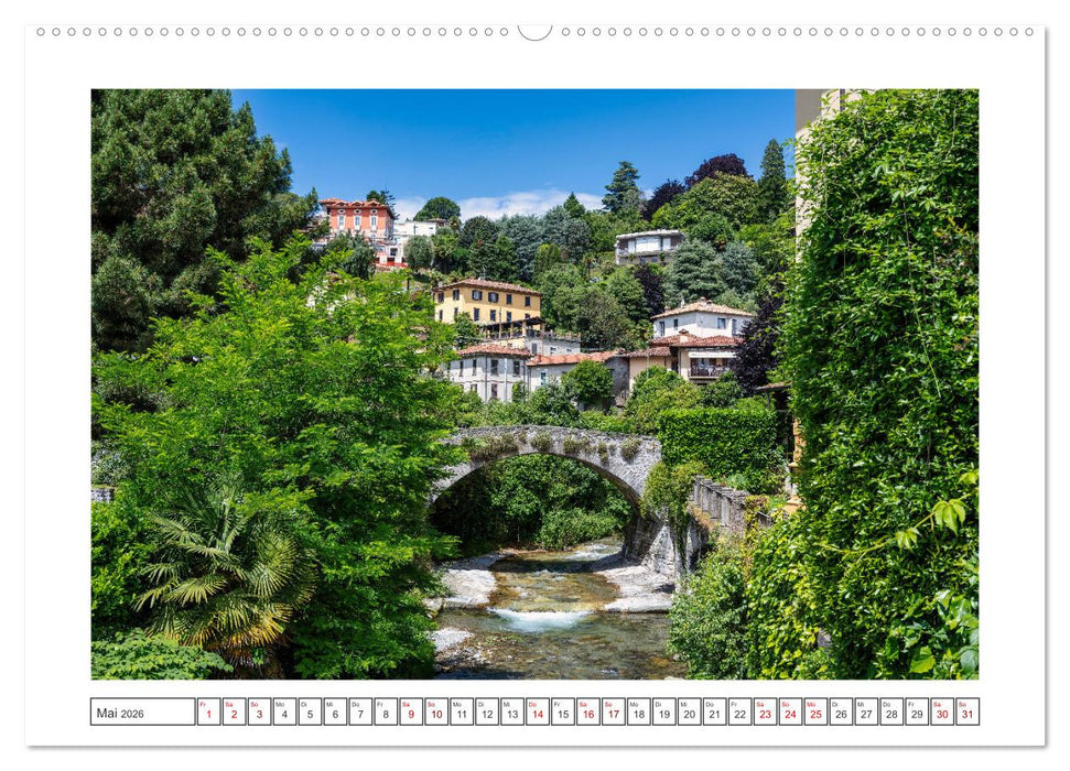 Traumziele am Comer See (CALVENDO Premium Wandkalender 2026)