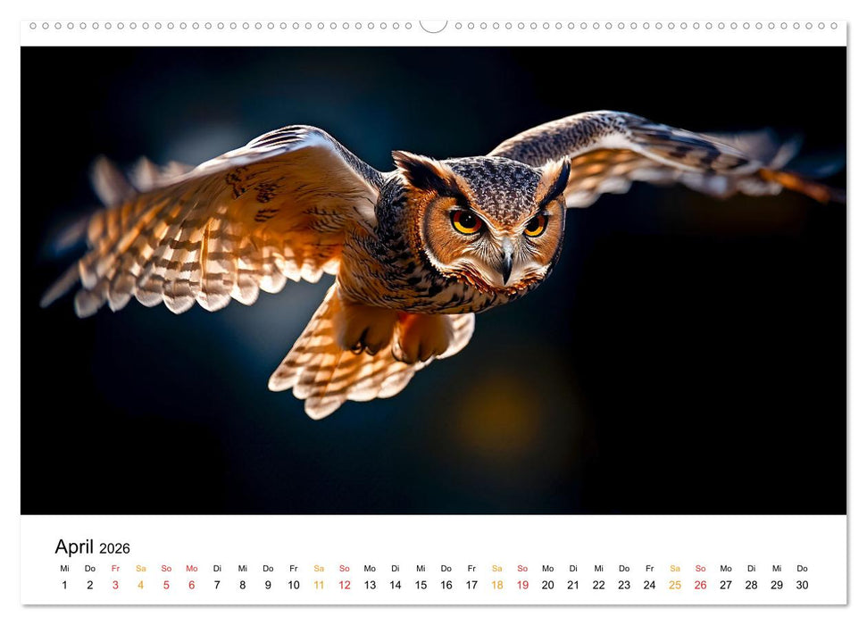 Wilde Tierwelt im Wald (CALVENDO Premium Wandkalender 2026)