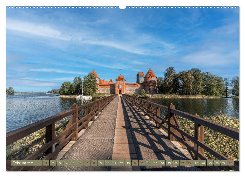 Via Baltica - eine Reise durch Estland, Lettland und Litauen (CALVENDO Premium Wandkalender 2026)