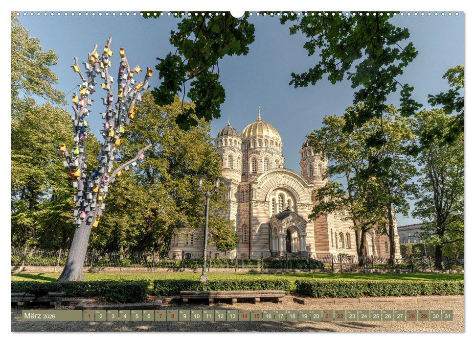 Via Baltica - eine Reise durch Estland, Lettland und Litauen (CALVENDO Premium Wandkalender 2026)