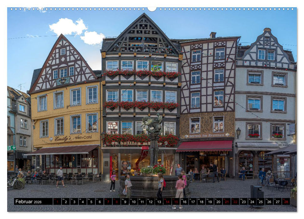 Die Mosel zwischen Bremm und Koblenz (CALVENDO Wandkalender 2026)