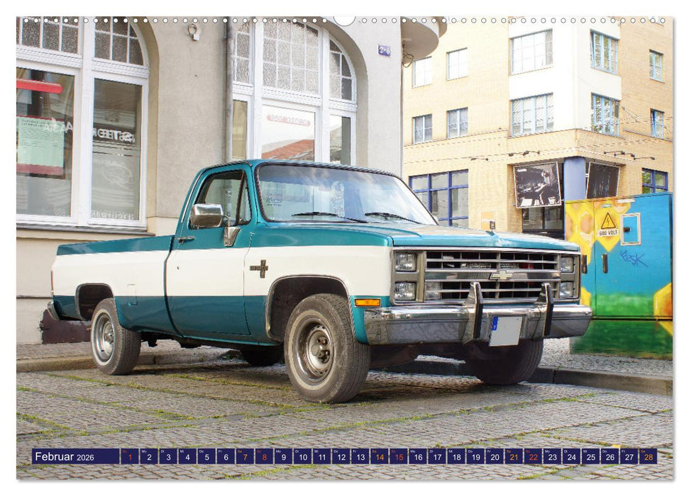 Damals war's - Oldtimer der Fünfziger bis Achtziger Jahre (CALVENDO Premium Wandkalender 2026)