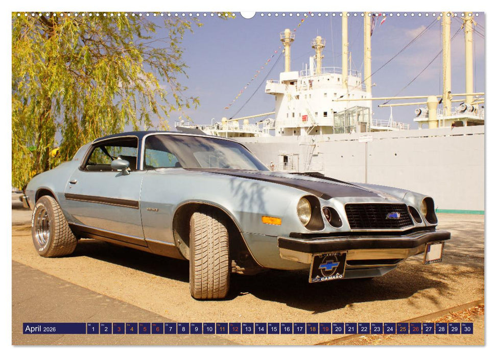 Damals war's - Oldtimer der Fünfziger bis Achtziger Jahre (CALVENDO Premium Wandkalender 2026)