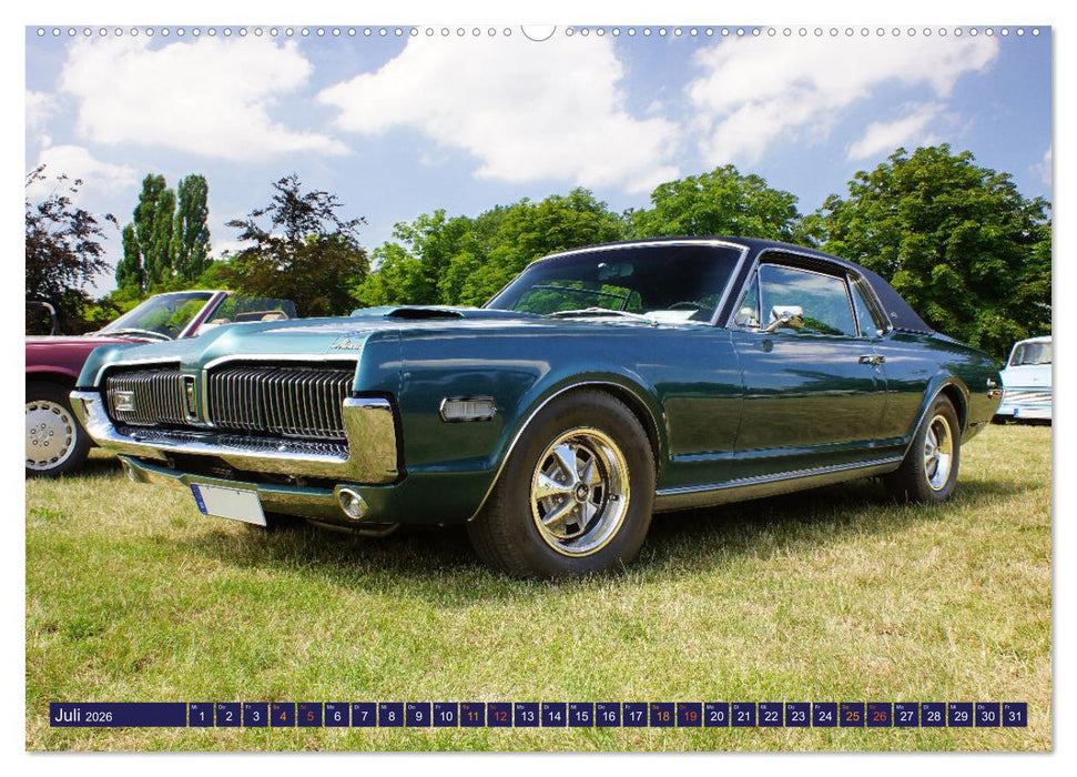 Damals war's - Oldtimer der Fünfziger bis Achtziger Jahre (CALVENDO Premium Wandkalender 2026)