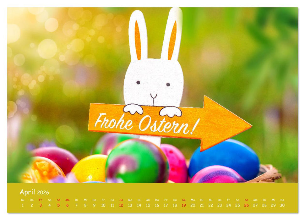 Momente im Jahr, die verbinden - Wunschkalender mit herzlichen Grüßen (CALVENDO Wandkalender 2026)