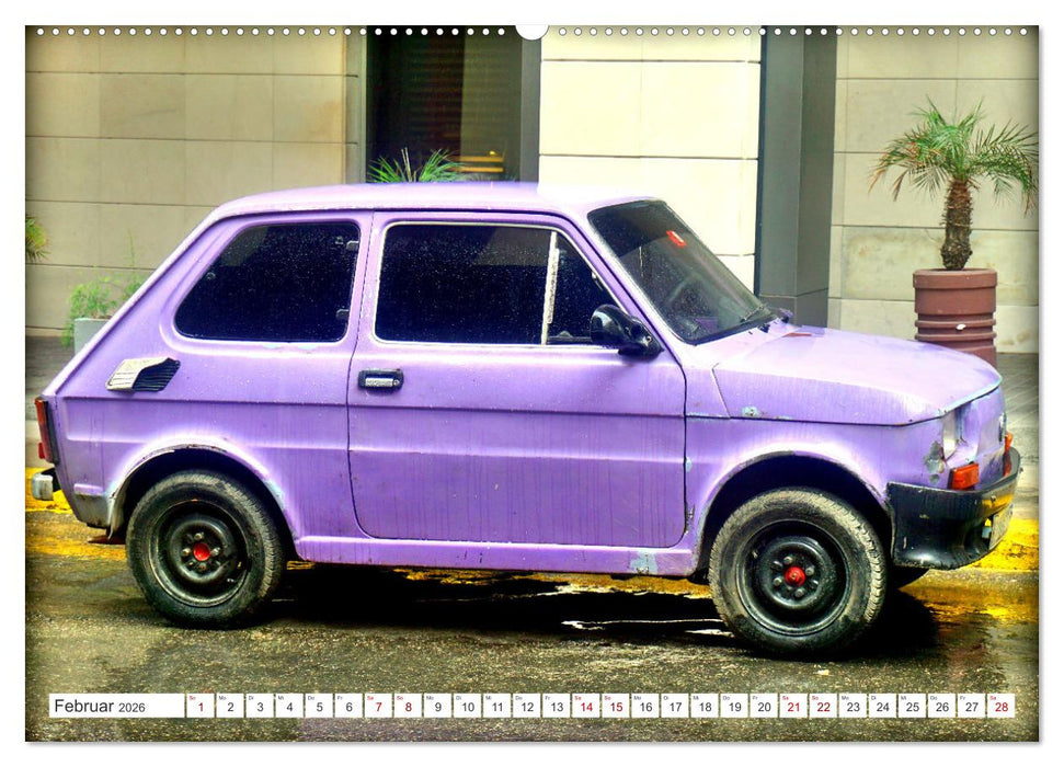Best of Polski Fiat 126p (CALVENDO Premium Wandkalender 2026)