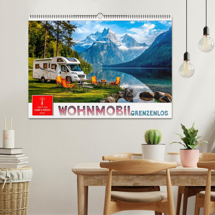 Wohnmobil grenzenlos (CALVENDO Wandkalender 2026)