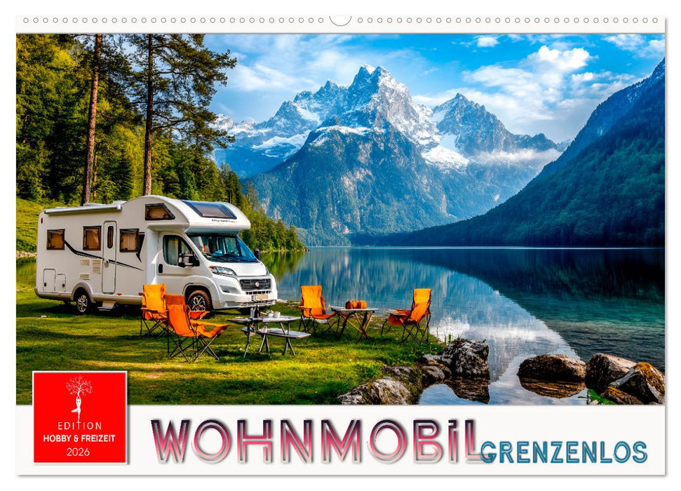 Wohnmobil grenzenlos (CALVENDO Wandkalender 2026)