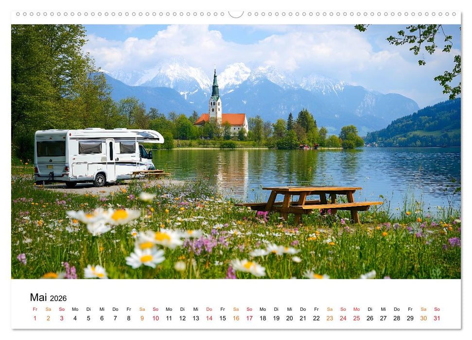 Wohnmobil grenzenlos (CALVENDO Wandkalender 2026)