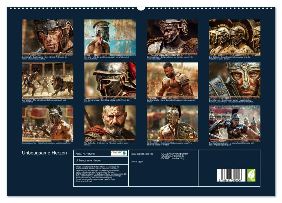 Unbeugsame Herzen (CALVENDO Premium Wandkalender 2026)