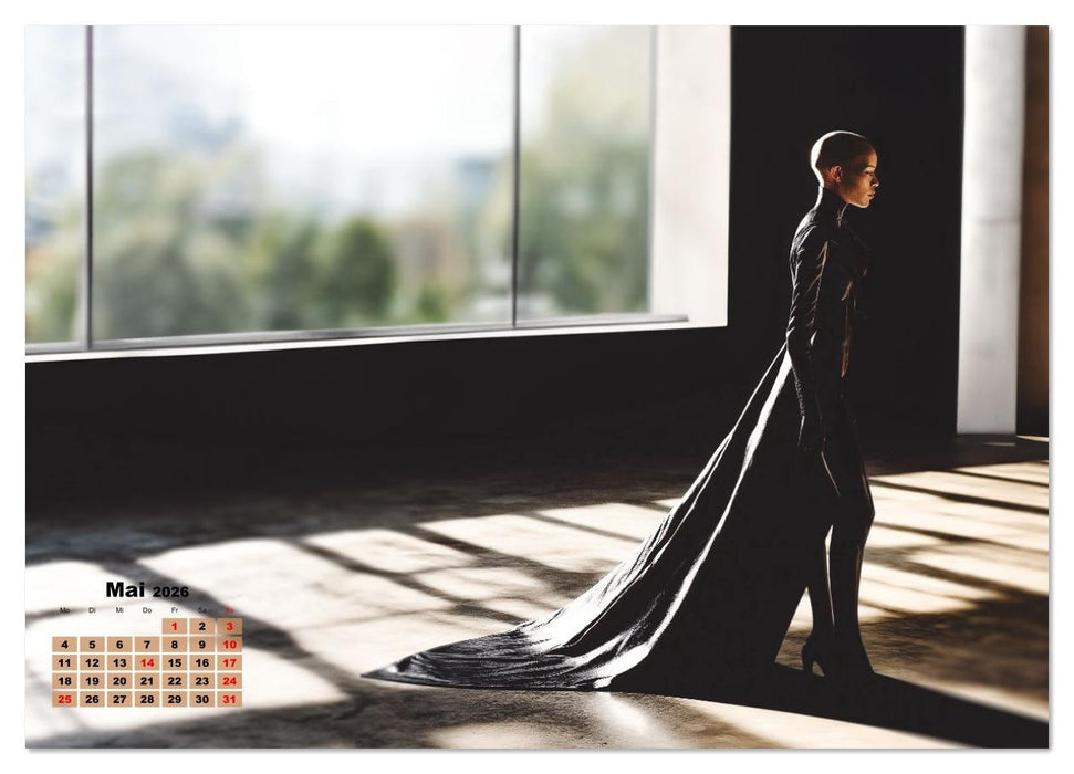Lust und Macht - Dominante Frauen in Lack, Leder und BDSM-Masken (CALVENDO Premium Wandkalender 2026)