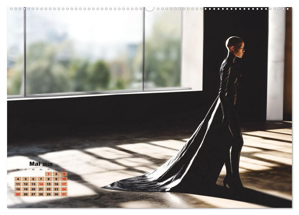 Lust und Macht - Dominante Frauen in Lack, Leder und BDSM-Masken (CALVENDO Premium Wandkalender 2026)