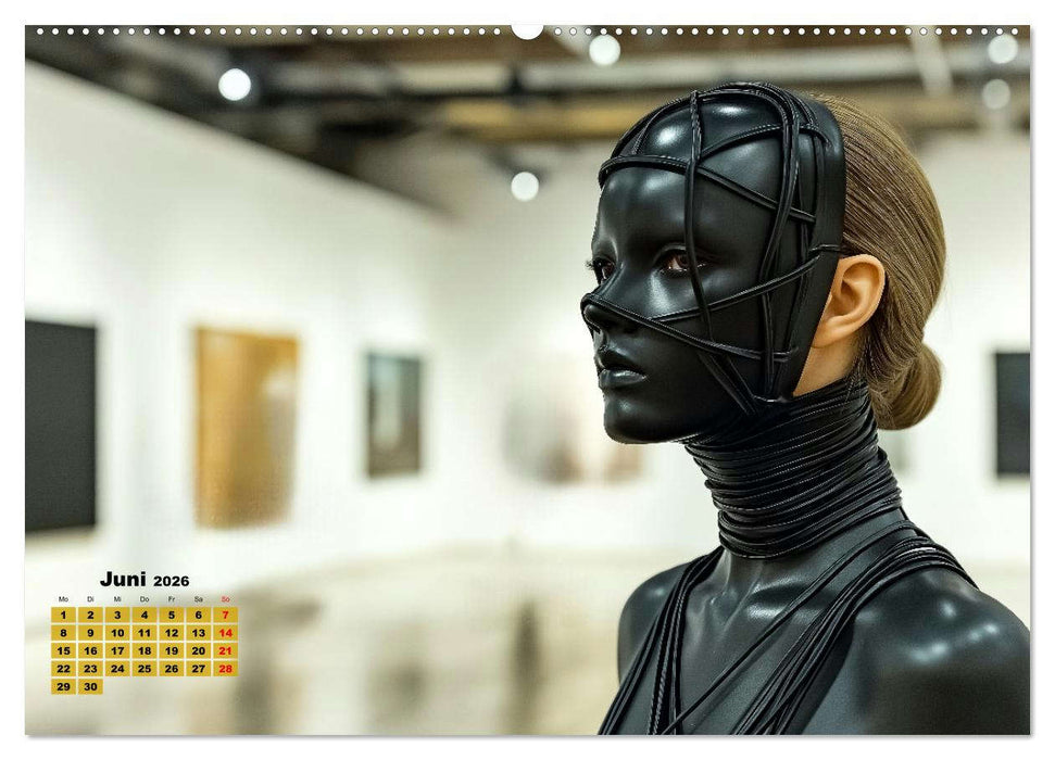 Lust und Macht - Dominante Frauen in Lack, Leder und BDSM-Masken (CALVENDO Premium Wandkalender 2026)