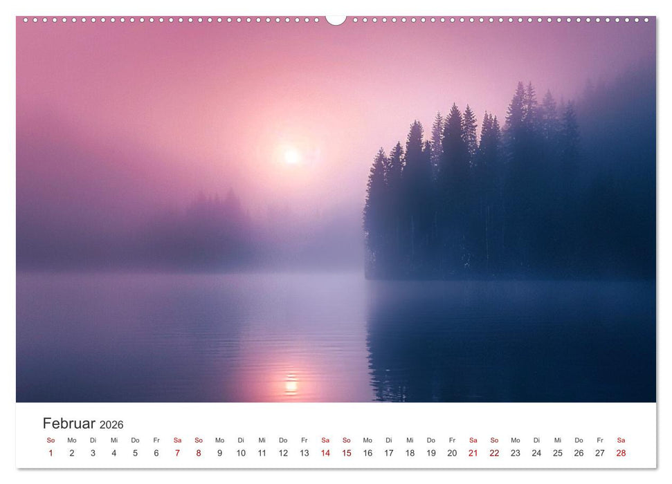 Die Seele Alaskas - Gewässer des Nordens (CALVENDO Premium Wandkalender 2026)