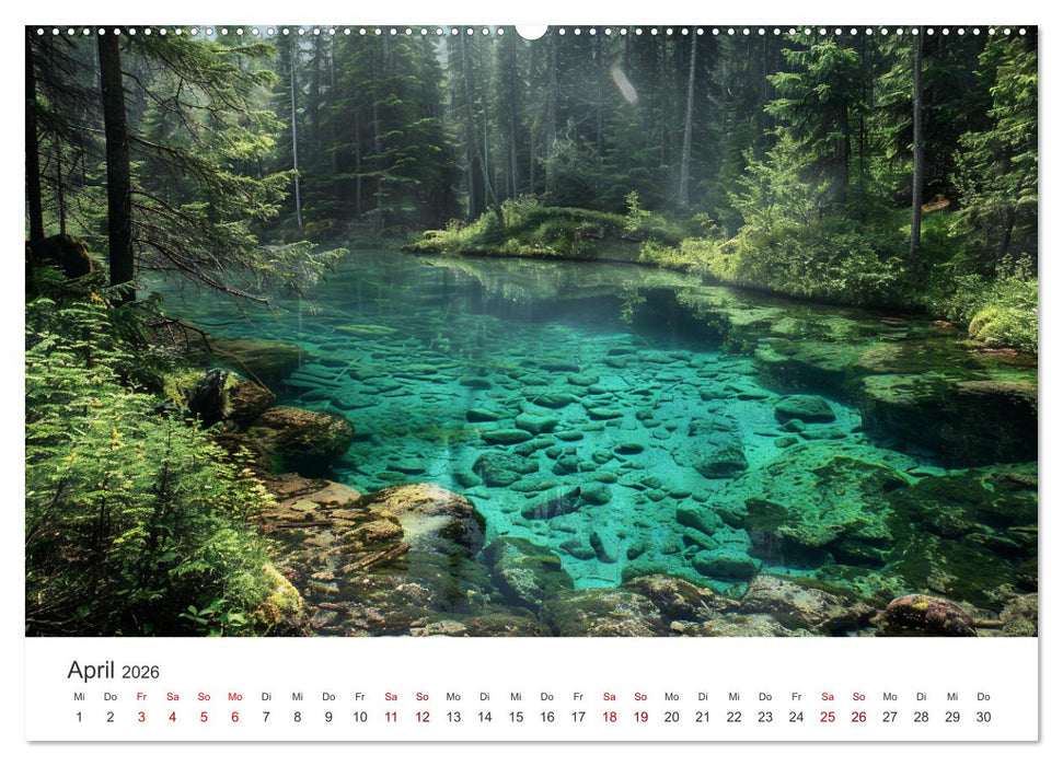 Die Seele Alaskas - Gewässer des Nordens (CALVENDO Premium Wandkalender 2026)