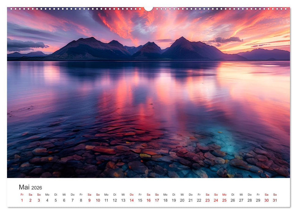 Die Seele Alaskas - Gewässer des Nordens (CALVENDO Premium Wandkalender 2026)