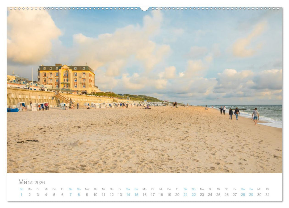 Sylt süchtig (CALVENDO Premium Wandkalender 2026)