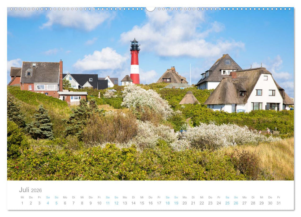 Sylt süchtig (CALVENDO Premium Wandkalender 2026)