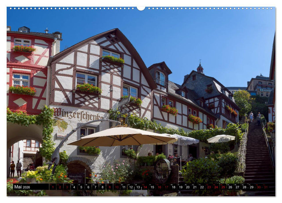 Die Mosel zwischen Bremm und Koblenz (CALVENDO Premium Wandkalender 2026)