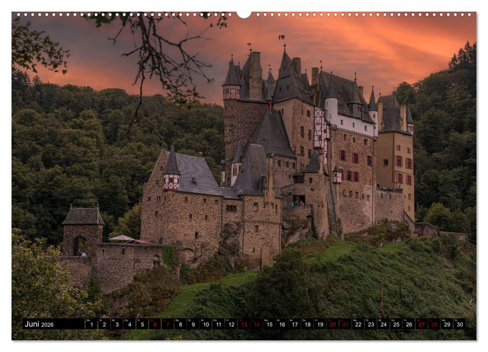 Die Mosel zwischen Bremm und Koblenz (CALVENDO Premium Wandkalender 2026)