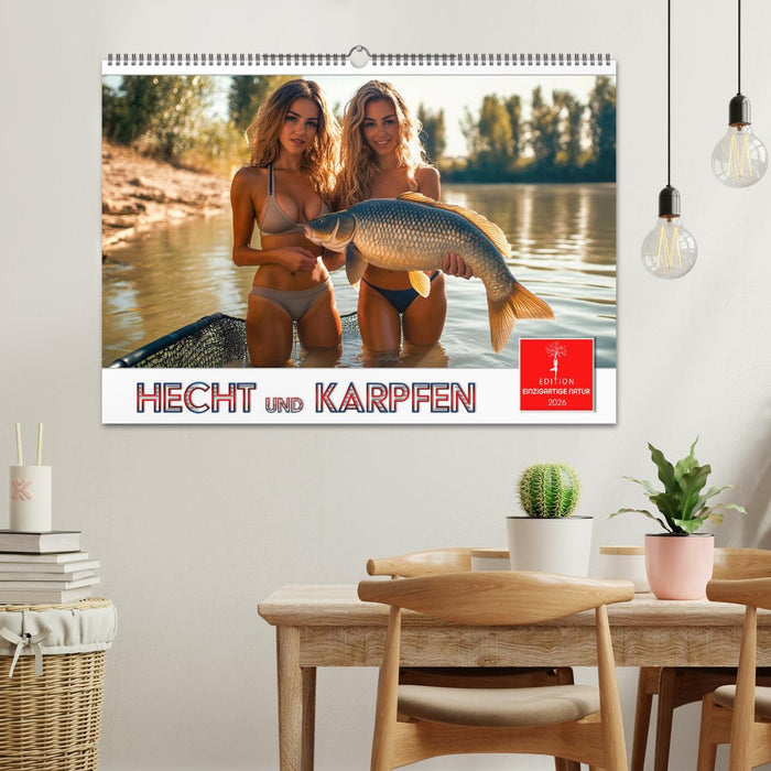 Hecht und Karpfen (CALVENDO Wandkalender 2026)