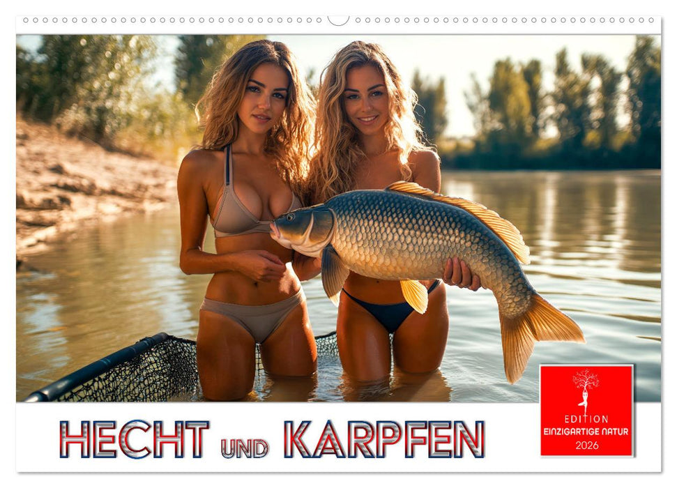 Hecht und Karpfen (CALVENDO Wandkalender 2026)