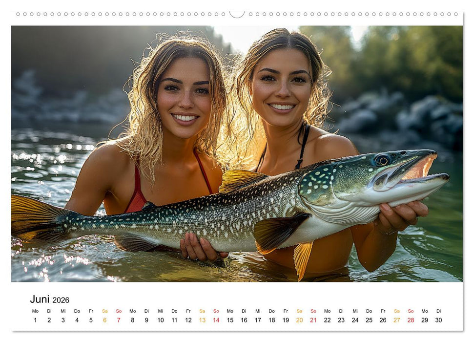 Hecht und Karpfen (CALVENDO Wandkalender 2026)