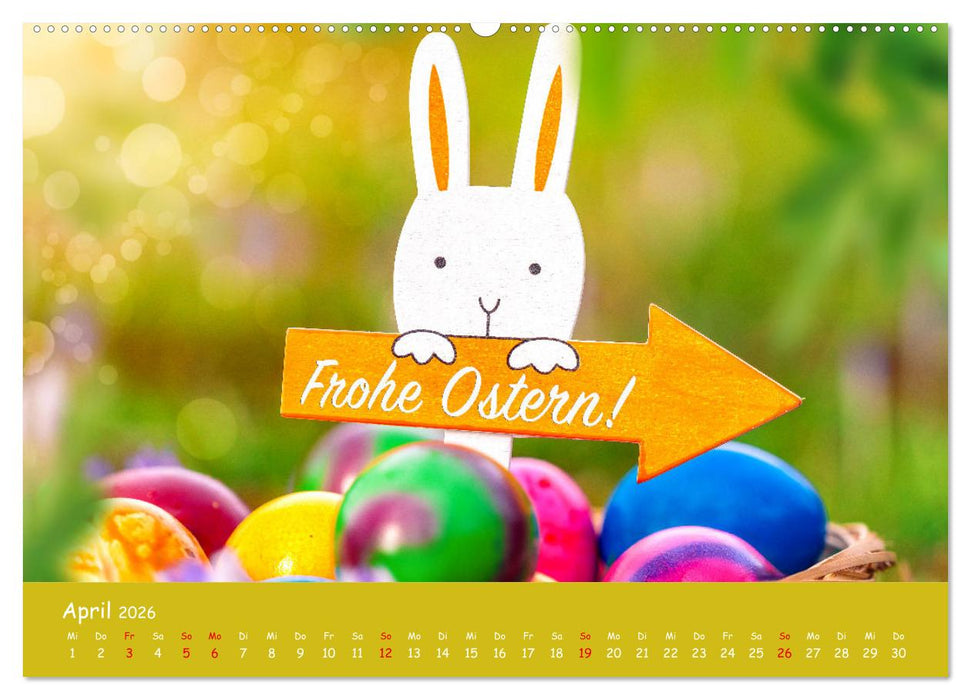 Momente im Jahr, die verbinden - Wunschkalender mit herzlichen Grüßen (CALVENDO Premium Wandkalender 2026)