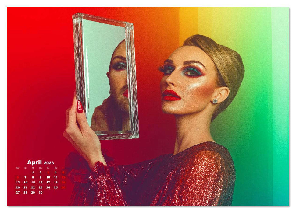 LGBTQ Pride - Regenbogenzeit, der Kalender für Vielfalt und Liebe (CALVENDO Wandkalender 2026)
