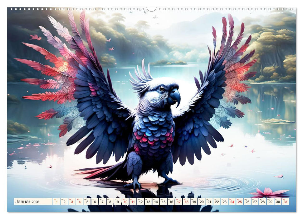 Federleichte Freunde (CALVENDO Wandkalender 2026)