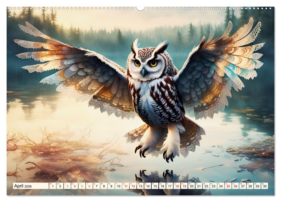 Federleichte Freunde (CALVENDO Wandkalender 2026)