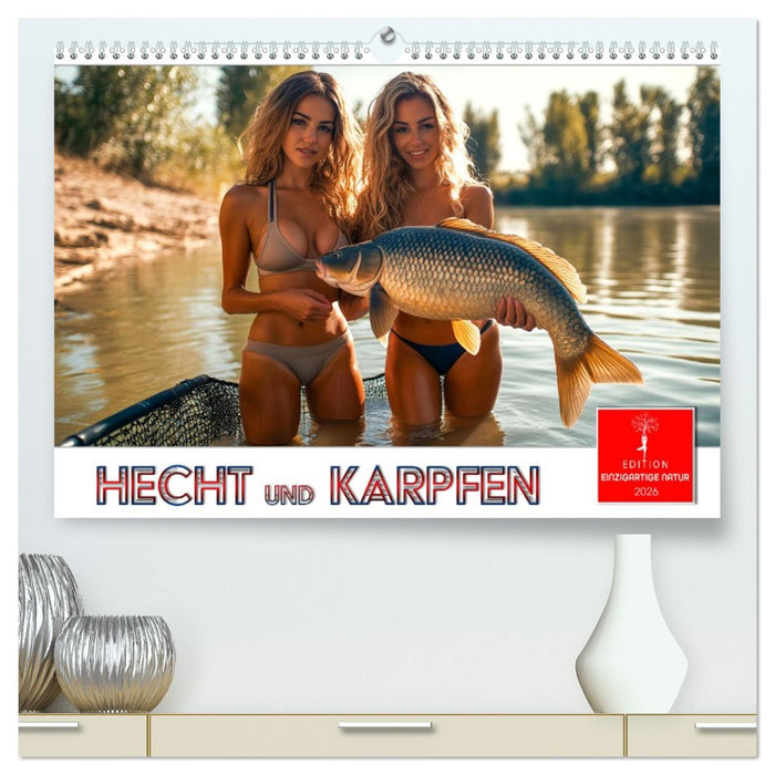 Hecht und Karpfen (CALVENDO Premium Wandkalender 2026)