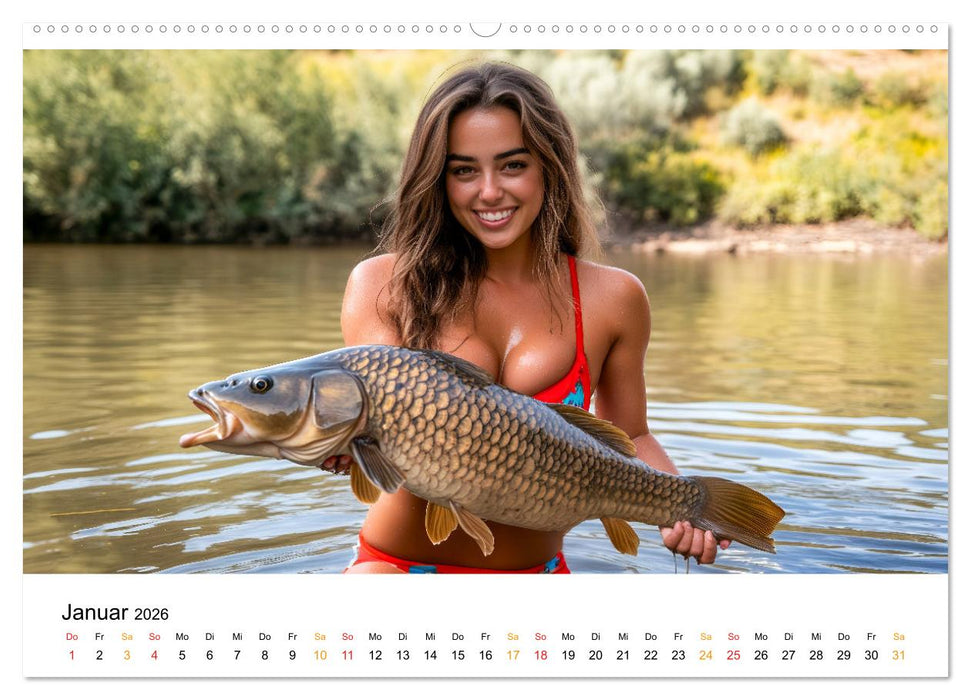 Hecht und Karpfen (CALVENDO Premium Wandkalender 2026)