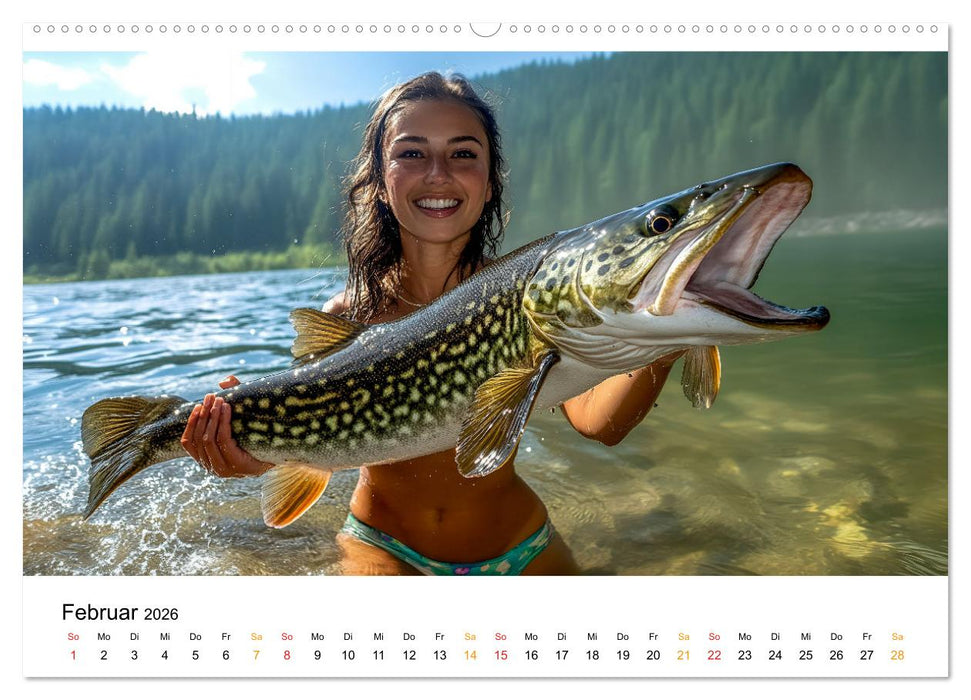 Hecht und Karpfen (CALVENDO Premium Wandkalender 2026)