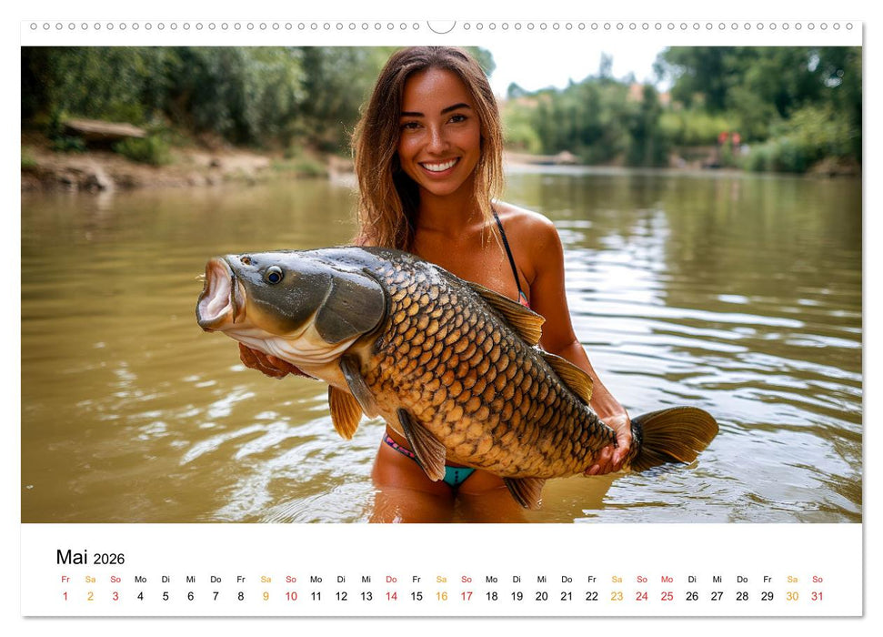 Hecht und Karpfen (CALVENDO Premium Wandkalender 2026)