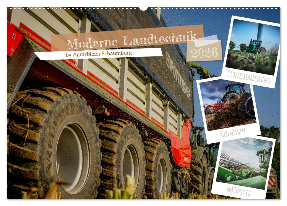 Moderne Landtechnik (CALVENDO Wandkalender 2026)