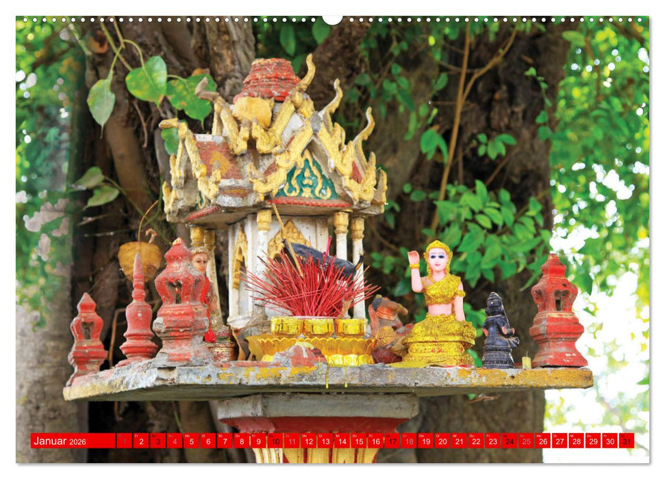 Asien Geisterhäuschen (CALVENDO Wandkalender 2026)