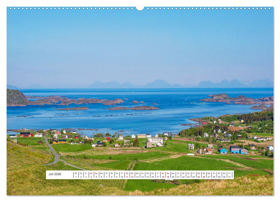 Norwegen - ein traumhaftes Reiseziel (CALVENDO Premium Wandkalender 2026)