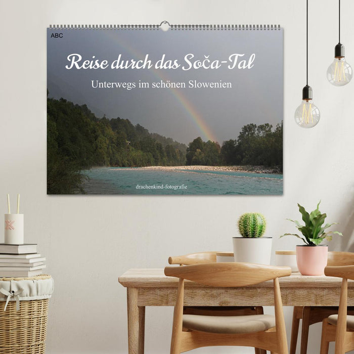 Reise durch das Soca-Tal - Unterwegs im schönen Slowenien (CALVENDO Wandkalender 2026)