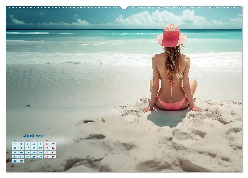 Entspannen am Strand (CALVENDO Premium Wandkalender 2026)