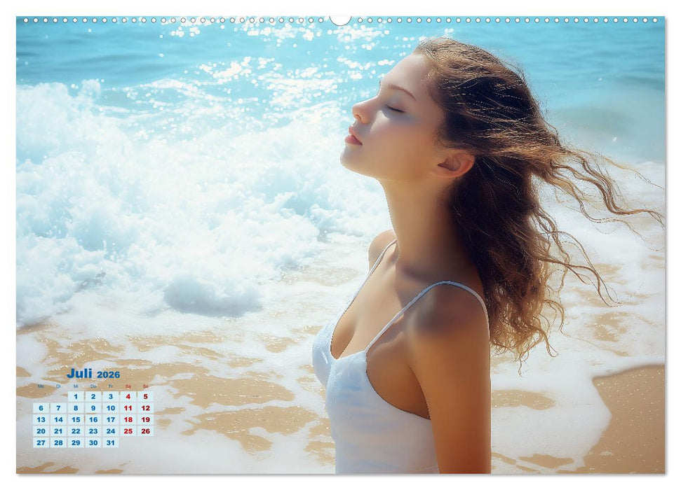 Entspannen am Strand (CALVENDO Premium Wandkalender 2026)